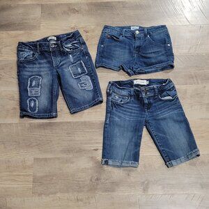 Girl's Bundle of 3 Jean Shorts